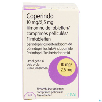 Coperindo 10mg/2,5mg comp pell  60 pot
