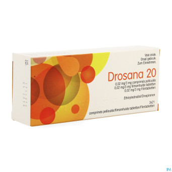 Drosana 20 0,02mg/3mg comp pell  3 x 21
