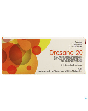 Drosana 20 0,02mg/3mg comp pell  3 x 21