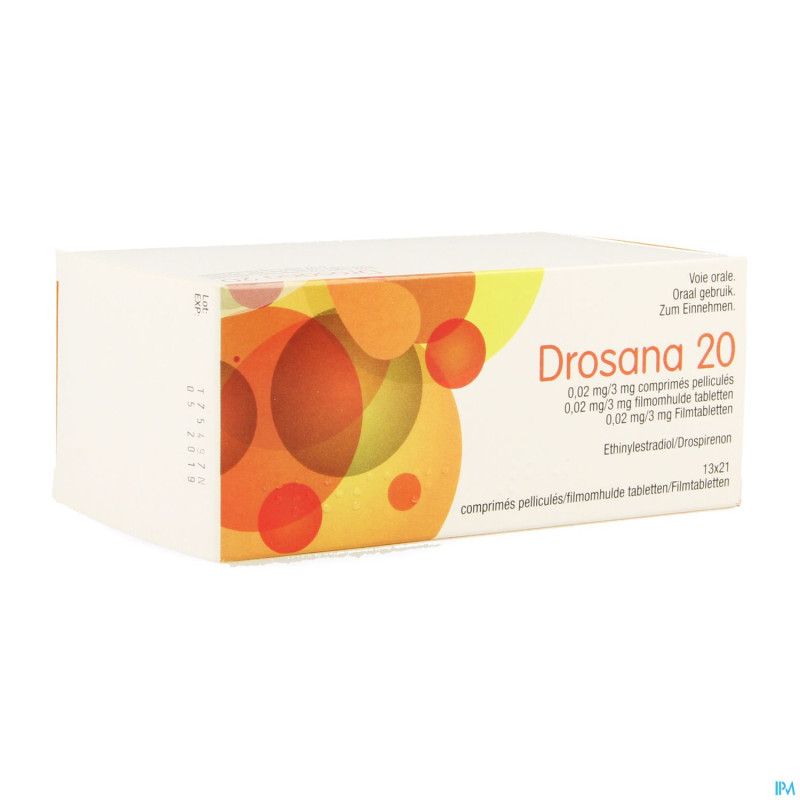 Drosana 20 0,02mg/3mg comp pell 13 x 21