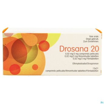 Drosana 20 0,02mg/3mg comp pell 13 x 21