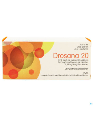 Drosana 20 0,02mg/3mg comp pell 13 x 21