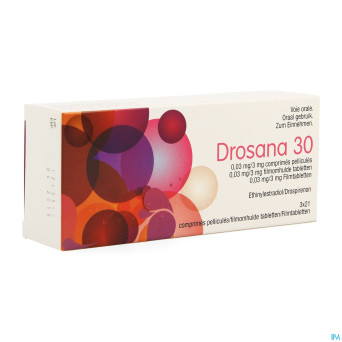 Drosana 30 0,03mg/3mg comp pell  3 x 21