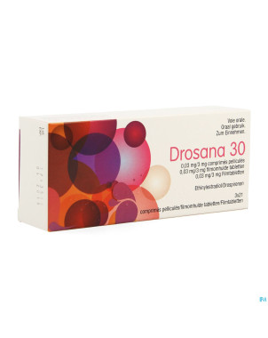 Drosana 30 0,03mg/3mg comp pell  3 x 21