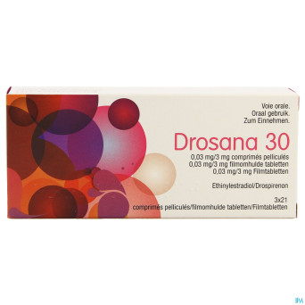 Drosana 30 0,03mg/3mg comp pell  3 x 21