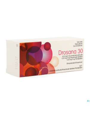 Drosana 30 0,03mg/3mg comp pell  6 x 21