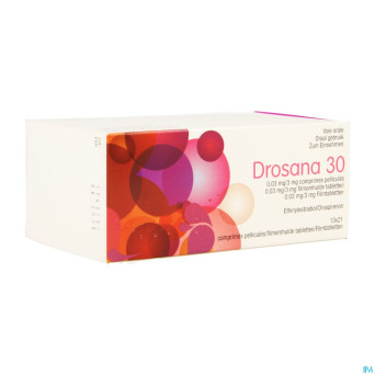 Drosana 30 0,03mg/3mg comp pell 13 x 21