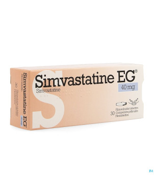 Simvastatine eg 40mg comp pell  30 bl.rempl2371797