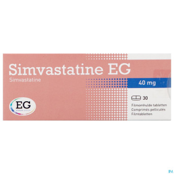 Simvastatine eg 40mg comp pell  30 bl.rempl2371797