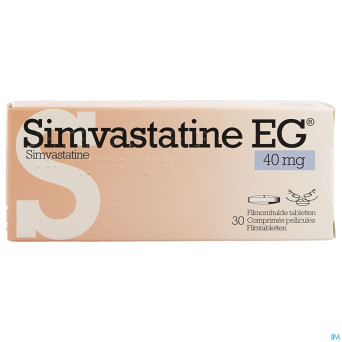Simvastatine eg 40mg comp pell  30 bl.rempl2371797