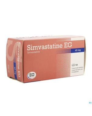 Simvastatine eg 40mg comp pell 100 bl.rempl2371805