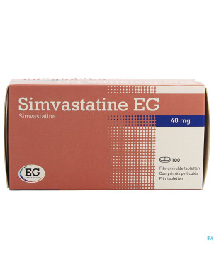 Simvastatine eg 40mg comp pell 100 bl.rempl2371805
