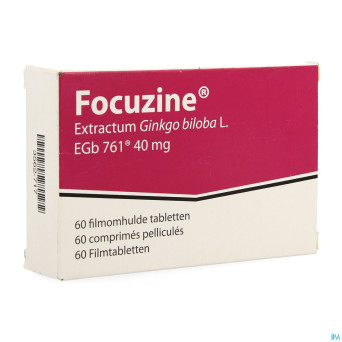 Focuzine comp pell  60 x 40mg