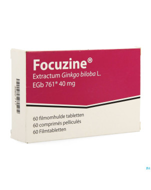 Focuzine comp pell  60 x 40mg