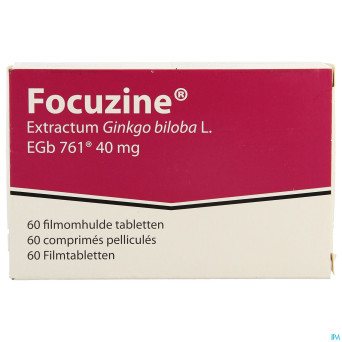 Focuzine comp pell  60 x 40mg