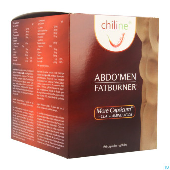 Chiline fatburner abdo men maxi caps 180