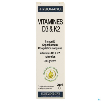 D3 k2    fl  20ml physiomance phy309