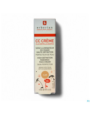 Erborian cc creme clair 15ml