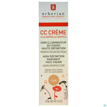 Erborian cc creme clair 15ml