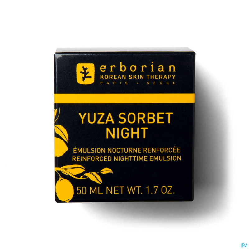 Erborian yuza sorbet night 50ml
