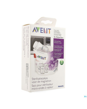 Philips avent sachet sterilisation reutisable    5