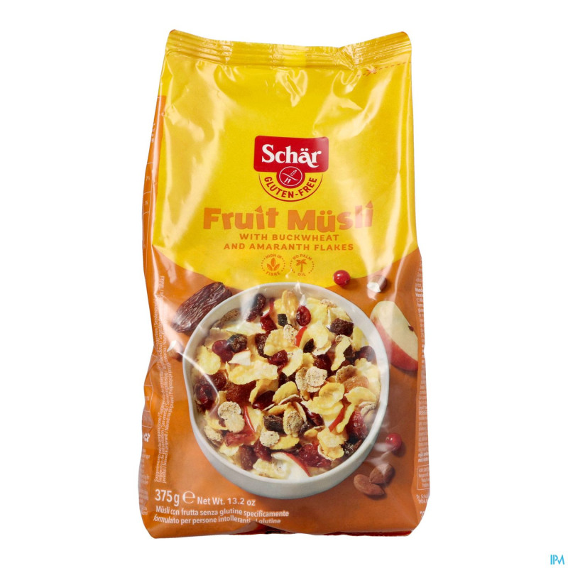 Schar muesli fruit    375g 3210 revogan
