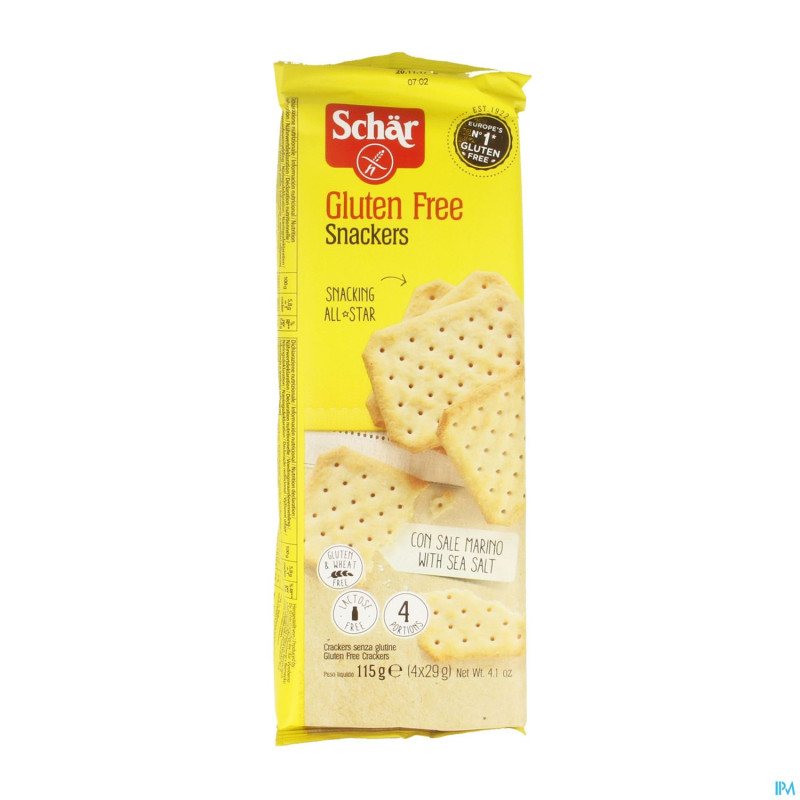 Schar snacks    4x29g 3209 revogan