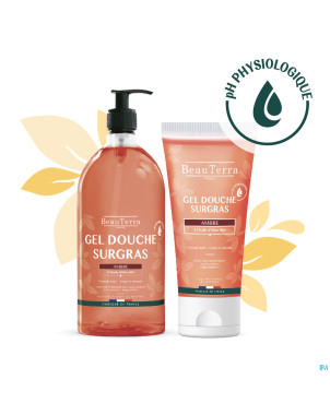 Beauterra gel douche surgras ambre    1l