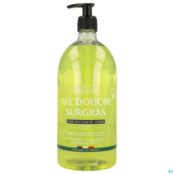 Beauterra gel douche surgras fleur jasmin    1l