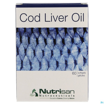Cod liver oil    softgel  60    nutrisan