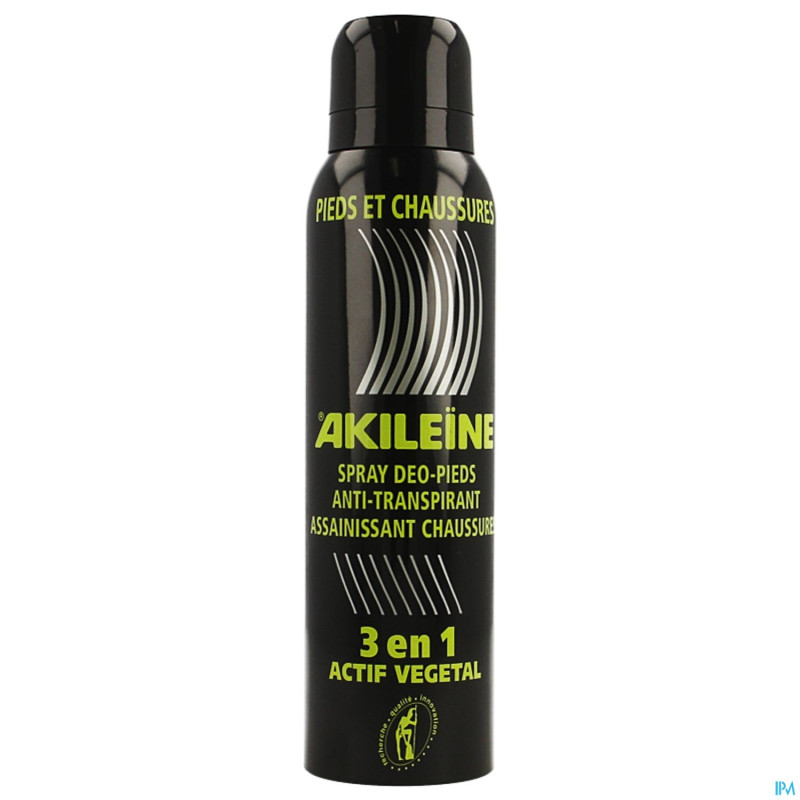 Akileine deo spray pieds a/transp. chaussure 150ml