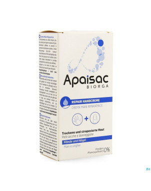 Apaisac biorga creme mains reparatrice  tube  50ml
