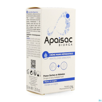 Apaisac biorga creme mains reparatrice  tube  50ml