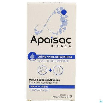 Apaisac biorga creme mains reparatrice  tube  50ml