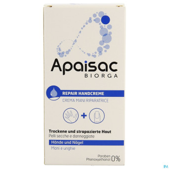 Apaisac biorga creme mains reparatrice  tube  50ml
