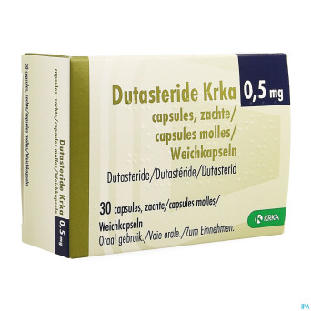 Dutasteride krka 0,5mg caps molles 30 x 0,5mg