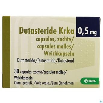 Dutasteride krka 0,5mg caps molles 30 x 0,5mg