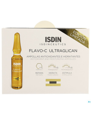 Isdinceutics t34 flavo-c ultraglican    amp  5x2ml
