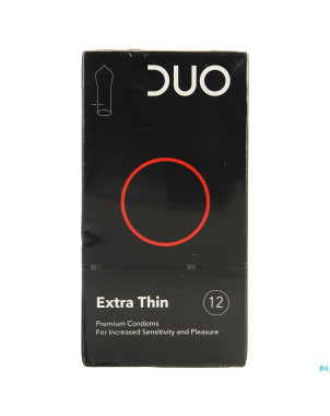 Duo condom extra thin 12