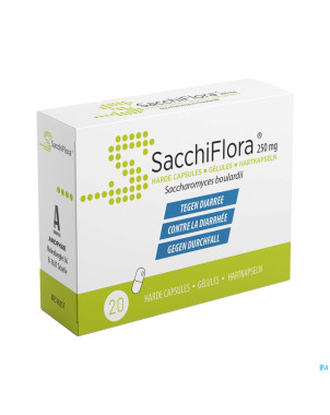 Sacchiflora 250mg    caps dur 20 blister