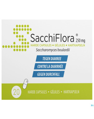 Sacchiflora 250mg    caps dur 20 blister