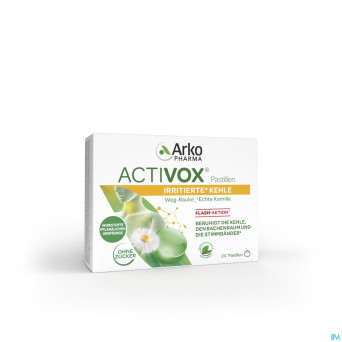 Activox adoucis. gorge menthe-eucalyptus  past  24