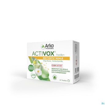 Activox adoucis. gorge menthe-eucalyptus  past  24