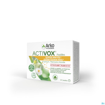 Activox adoucis. gorge menthe-eucalyptus  past  24