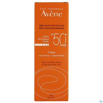 Avene sol ip50+ creme solaire ip50+ s/parfum  50ml