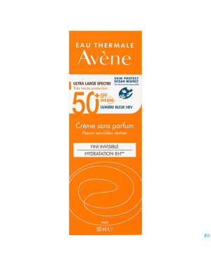 Avene sol ip50+ creme solaire ip50+ s/parfum  50ml