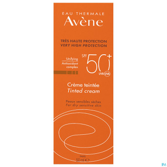 Avene sol spf50+ creme solaire teinte    50ml