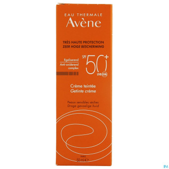 Avene sol spf50+ creme solaire teinte    50ml
