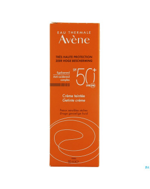 Avene sol spf50+ creme solaire teinte    50ml