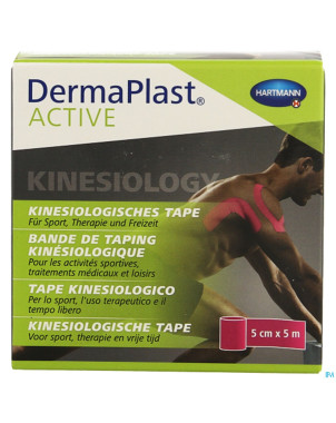 Dermaplast active kinesio tape rose 5cm x 5m